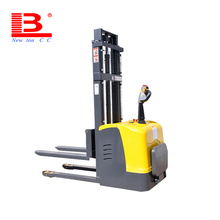 1.0ton Personalized manual hydraulic stand up type electric reach stacker